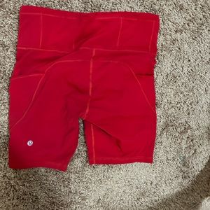 Lululemon 8 inch biker shorts
